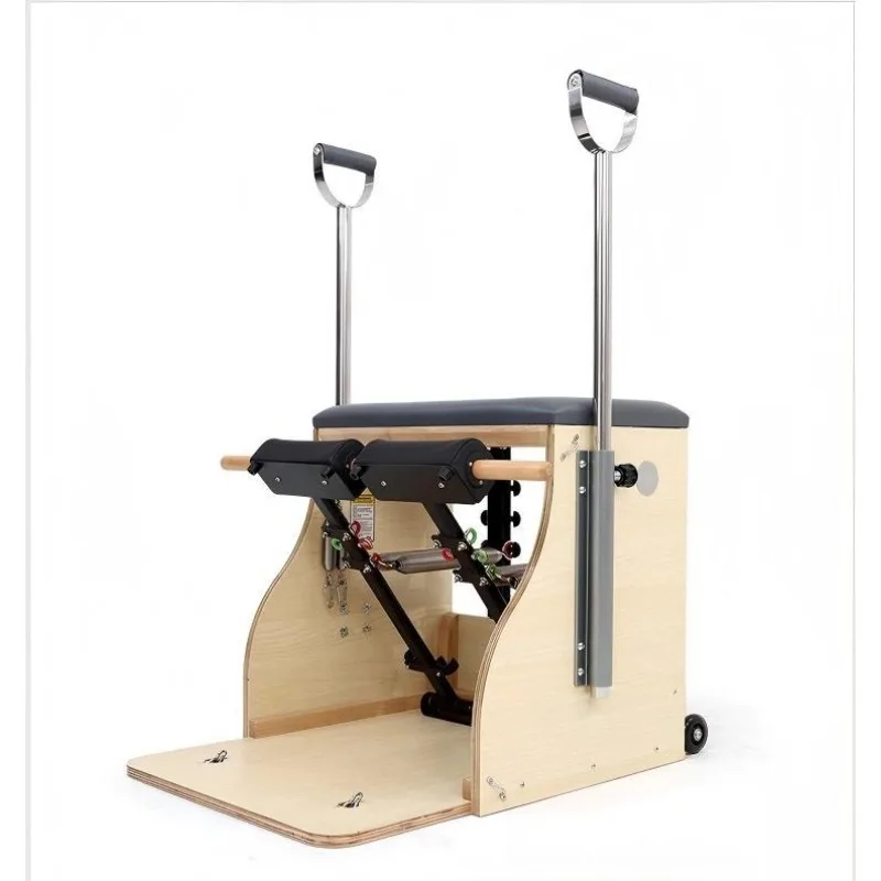 

YTYIN Portable And Durable Body Balance Wooden Pilates Reformer With Stable Step Chair For Pelvis Recovery In Pilates Studios