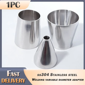 Frete grátis 51mm-63mm acessórios para carro tubo de escape adapte ss304 redutor de velocidade de soldagem de topo de aço inoxidável