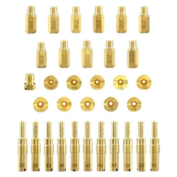 33pcs Carb Jet Kit 11pcs Slow Pilot Jets 22pcs Main Jets For Honda For Yamaha PWK Keihin OKO CVK KOSO PE PWM Mikuni Carb Upgrade