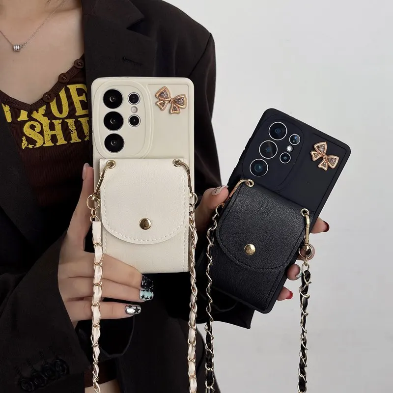 سلسلة الحبل محفظة جراب هاتف ل Tecno Spark 40 9 10 20 30 Pro Plus 10C 20C 30C 40C 8C شرارة 6 GO 1 2024 2023 2022 2021 غطاء