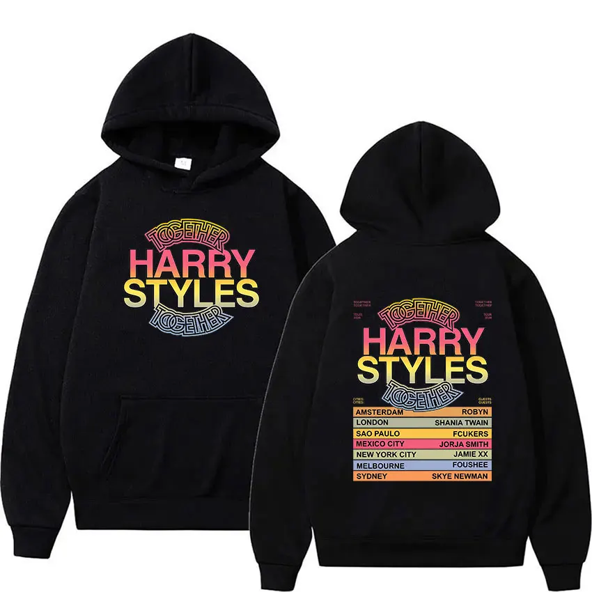 

Худи с капюшоном Harry Styles Kiss All The Time Disco Occasionally Tour 2026, винтажная, с длинными рукавами, оверсайз, для мужчин и женщин