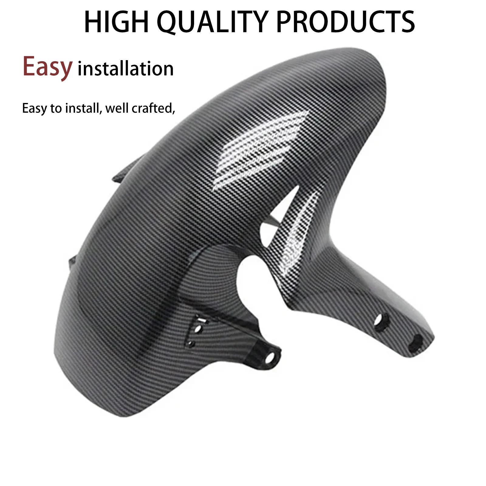 For Honda CBR1000RR CBR 1000 RR 2006 2007 Motorcycle Parts ABS Carbon Fiber Front Tire Fender Mud Hugger Guard Cover Fairing 6