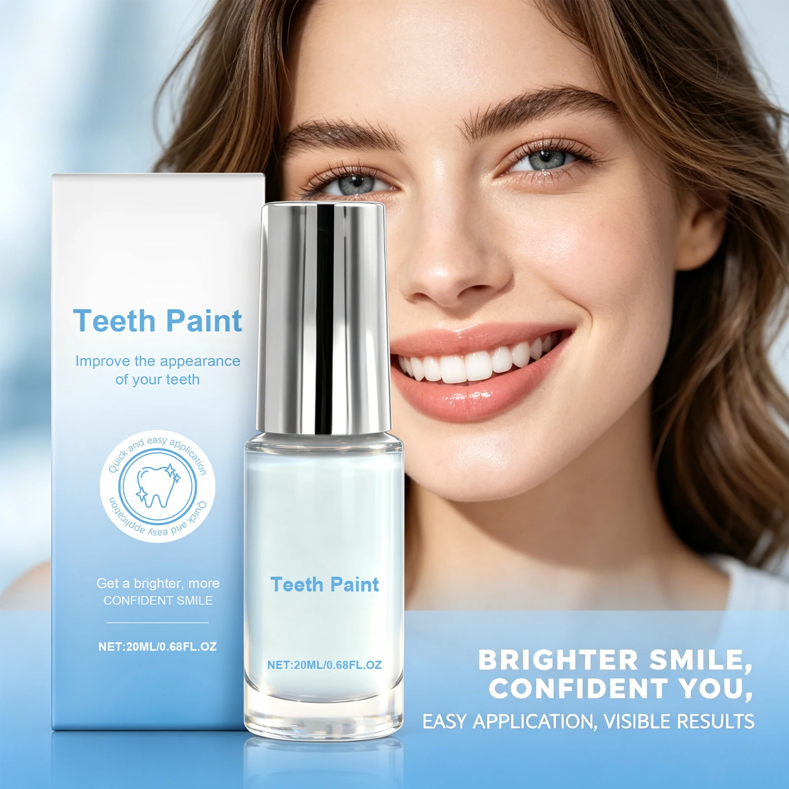 Teeth Paint Whitening Brighten Enamel Care Remove Coffee Tea Stains Reduce Bad Odor Fresh Breath Oral Hygiene Cleansing Liquid