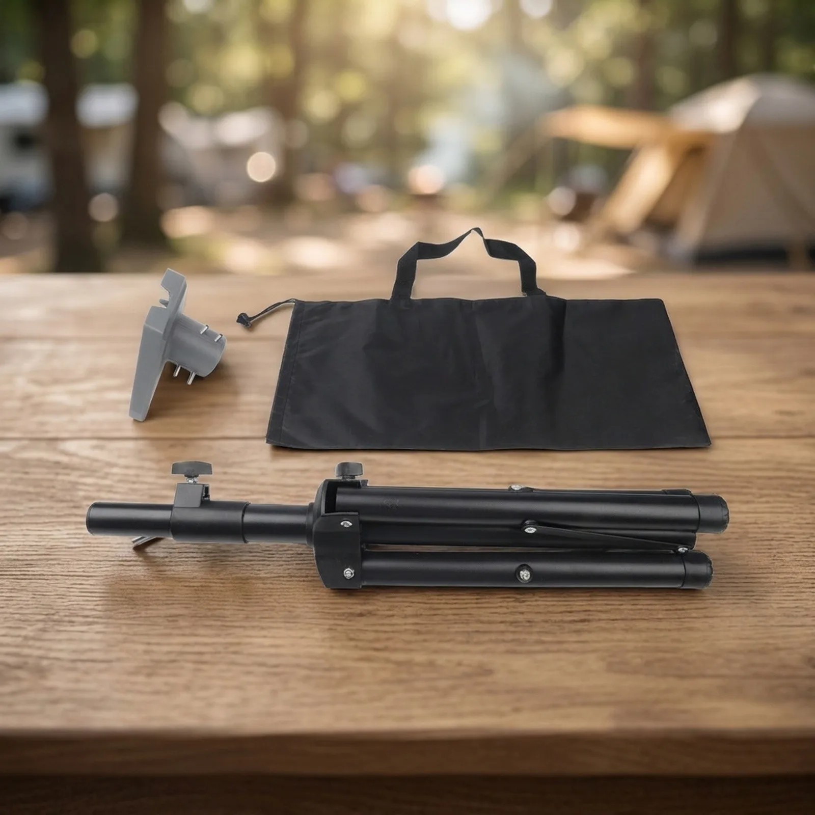 For Camping For Starlink Tripod Portable Tripod Lightweight Portable Mount For Camping Easy Installation Black