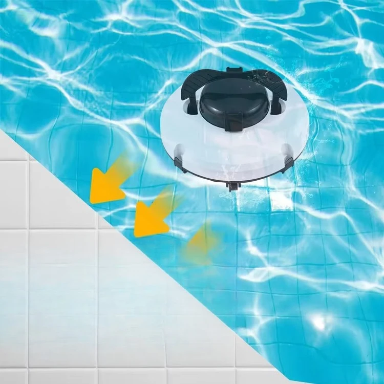 Automatic Robotic Pool Vacuum Cleaner Wall Climbing Cleaner with Smart Navigation and Topload Filter Ideal for Ground Pool