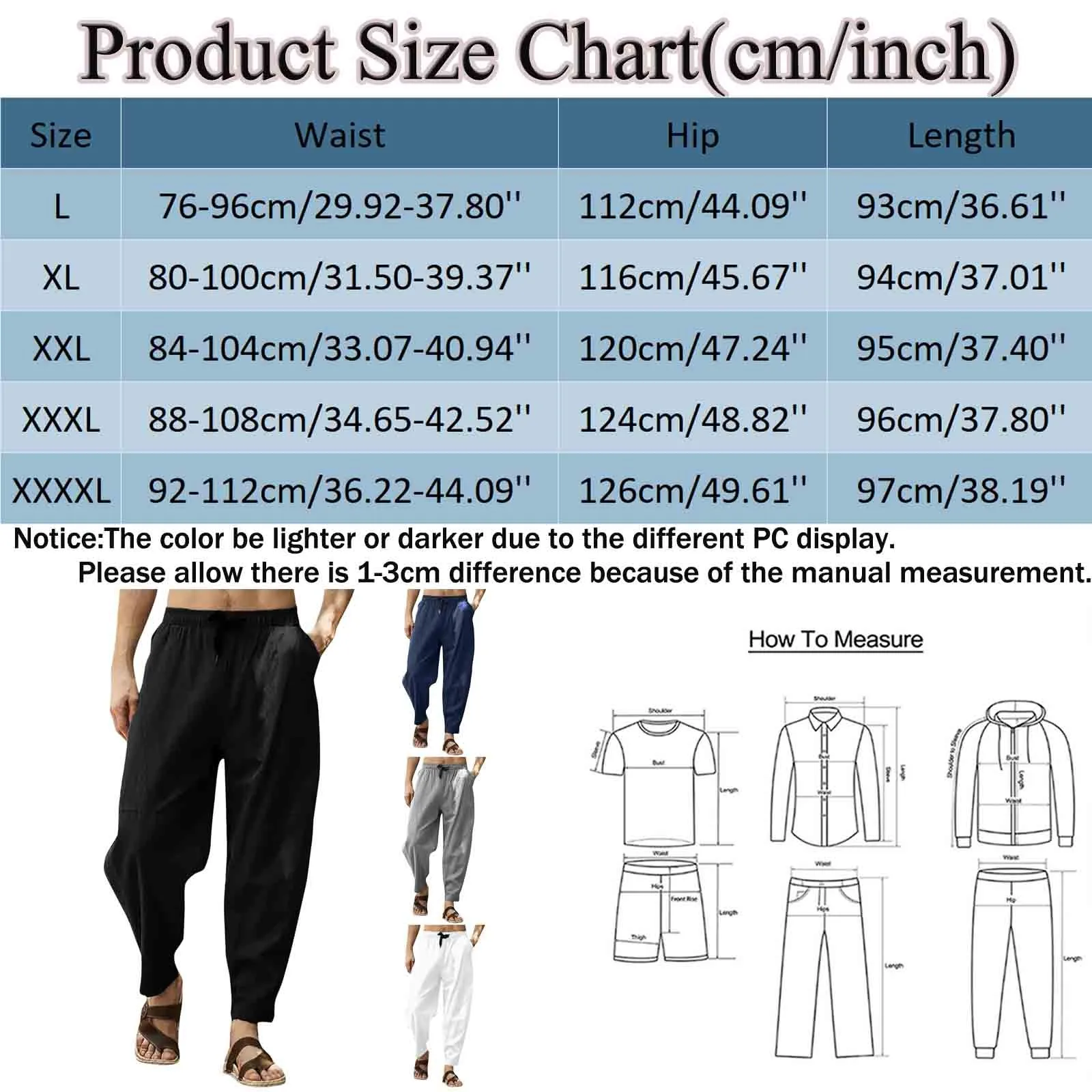 Cotton Linen Harem Pants Men Solid Elastic Waist Streetwear Joggers 2023 New Baggy Drop-crotch Pants Casual Trousers Men