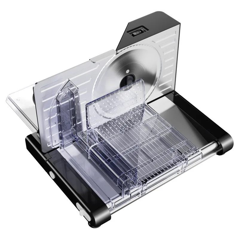 220V/110V Home Electric Deli Food Slicer Adjustable Cutting Thickness Automatic Bread Cheese Meat Cutting Machine 2026
