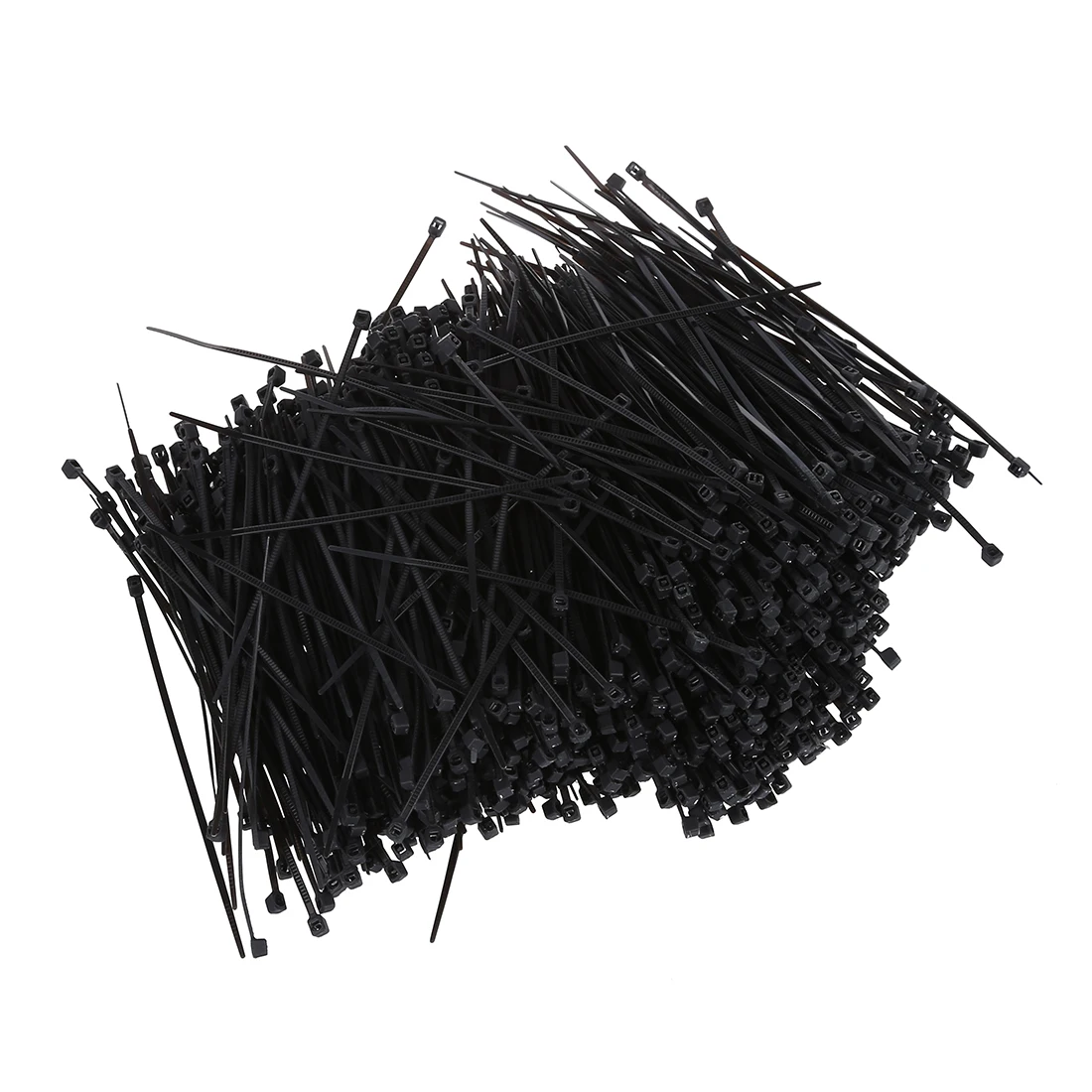 

N87R 1000 Pcs Black nylon Cable Zip Tie Fasten Wrap 95mm x 2mm