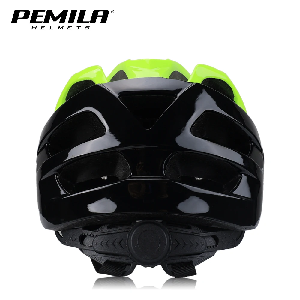 PEMILA DH MTB Bicycle Helmet Integrally-molded Outdoor Sports Road Mountain Bike Helmet Ultralight Racing Riding Cycling Helmet