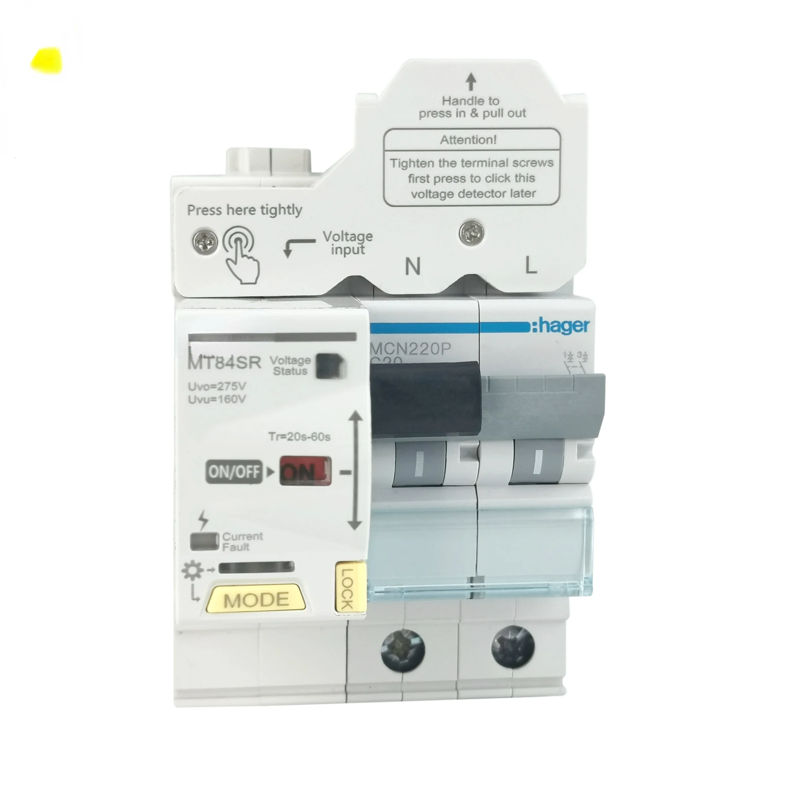 Matismart New technical MT84SR auto recloser with 2P 20a mcb breaker with RS485 remote control