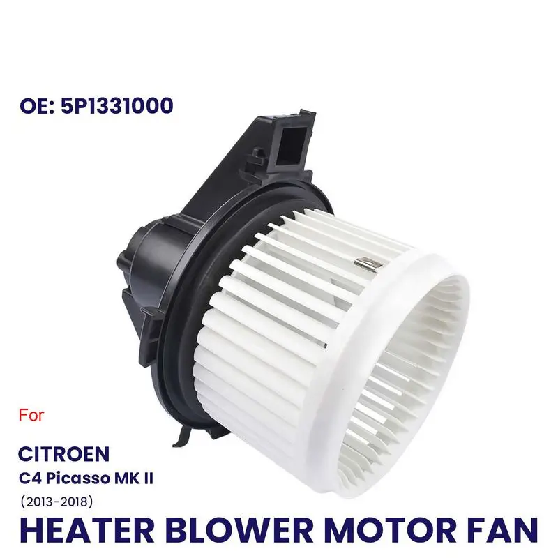 HEATER-Moteur de ventilateur à paquets combinés Raf IOR, Citreon C4, PicasbucMK2, FWD, 5P1331000, 13-18