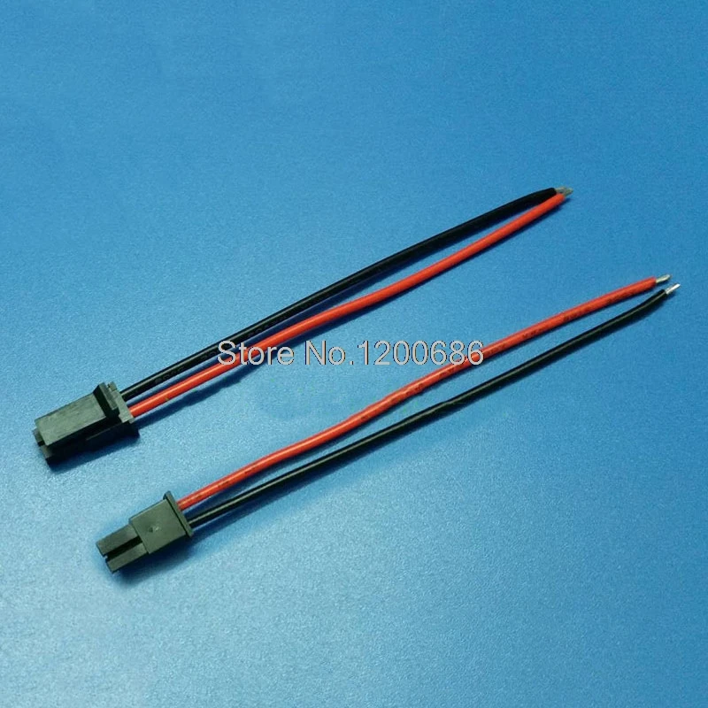 2PIN 15CM 22AWG Molex P/N 43645-0200 2 Pin Molex Micro-Fit 3.0 wire harness  Molex 3.0 Pitch  wire cable