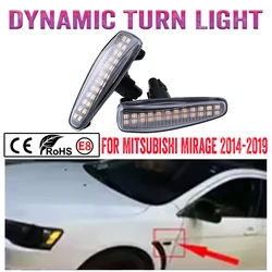 LED Dynamic Turn Signal Light Side Marker Lamps For Mitsubishi Outlander Mk2 Sport Lancer Evolution ASX Mirage Galant Space Star