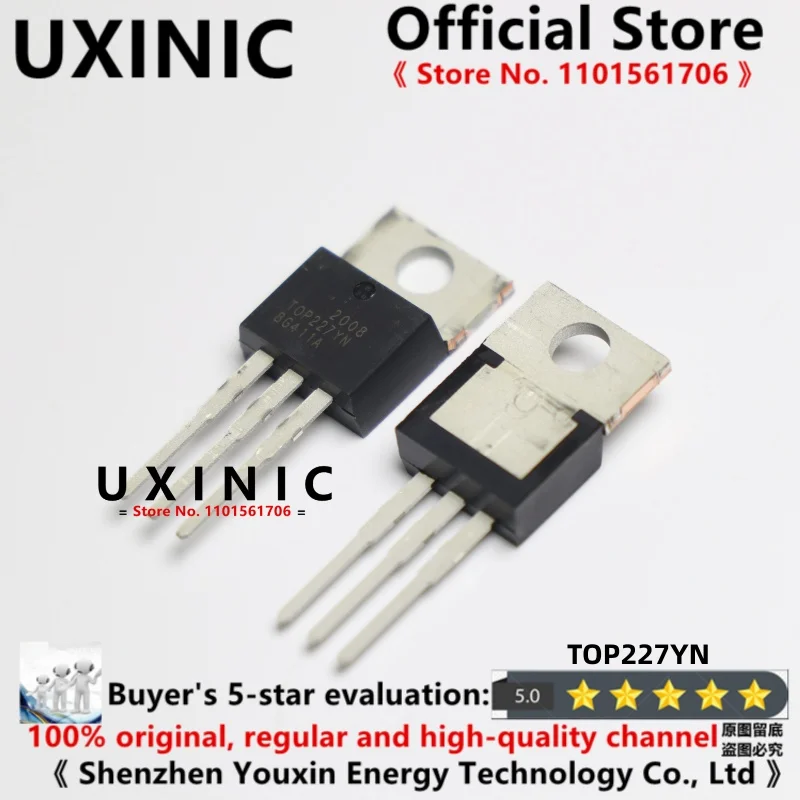 UXINIC 100% New Imported OriginaI TOP227YN TO-220 Power Switch IC