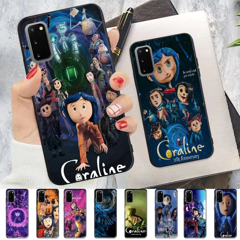 Anime C-coraline Phone Case For Samsung S 9 10 20 21 22 23 30 23 24 Plus Lite Ultra FE S10lite Fundas