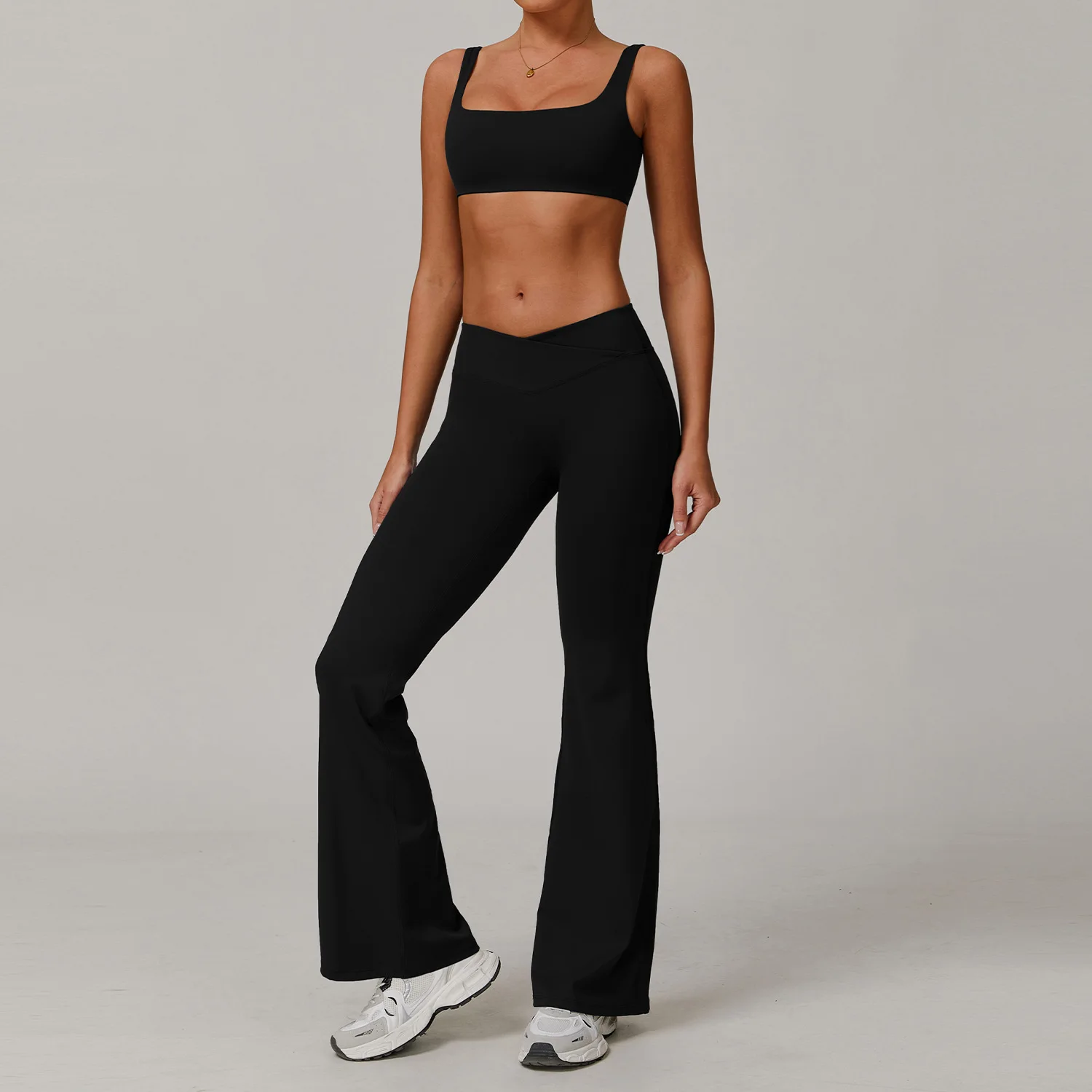 2 Pieces Yoga Set Workout Sets Women Tracksuit Gym Push Up Fitness Running Workout Clothes Sport Bra Leggings Suit Activewear