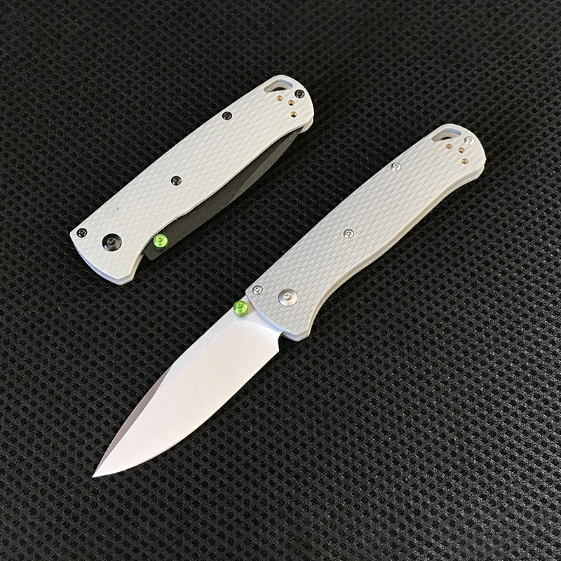 

Camping BM 535 Bugout Folding Knife G10 Handle Outdoor Safety Defense Portable Saber Pocket Lifesaving EDC Tool