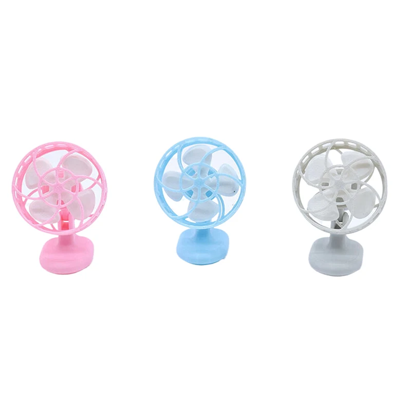 Simulation de maison de poupée, Mini ventilateur électrique, modèle de meubles de maison de poupée, accessoires de décoration de scène de vie, 1/12