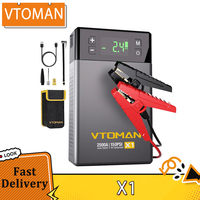 VTOMAN X1 Jump Starter with 100PSI Air Compressor, 2500A Peak Car Starter, 12V Lithium Jump Box, Auto Battery Booster Pack