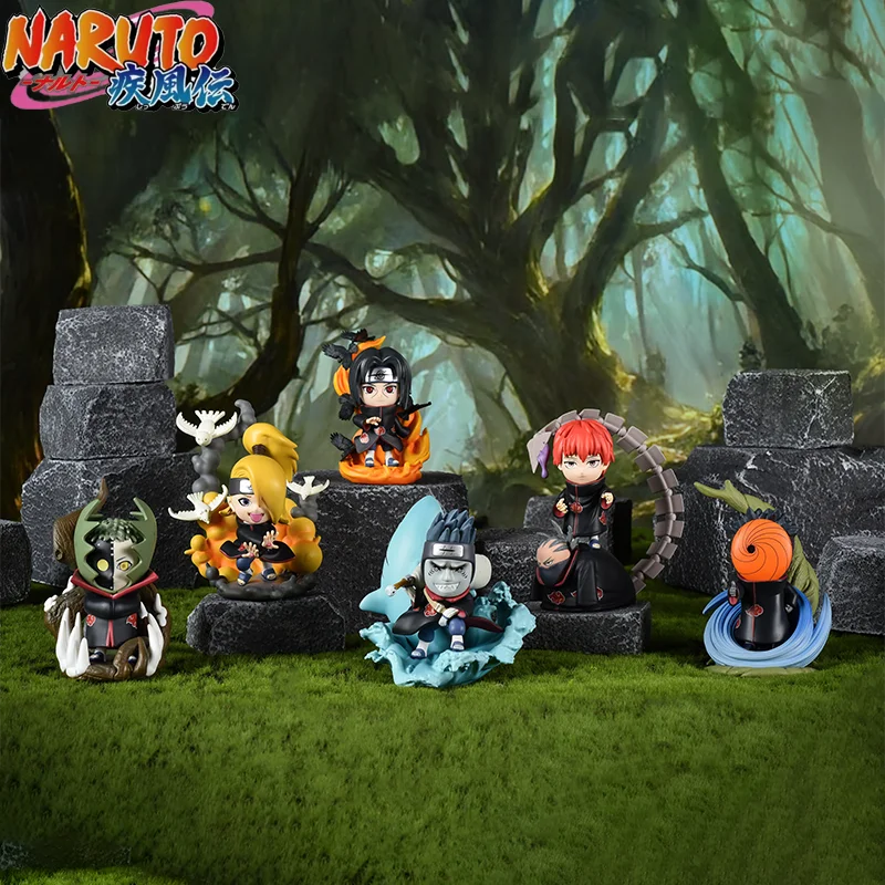 Naruto Akatsuki organización personaje serie caja misteriosa figura de acción Nagato amanecer Uchiha Itachi Anime modelo recoger decoración
