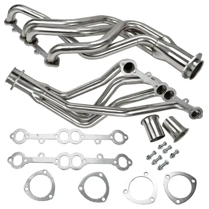 

Exhaust Manifold Header Kit for 1973-1985 Chevy GMC Truck Small Block 2WD 4WD 1-5/8" Exhaust Header Long Tube T304