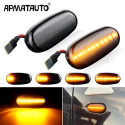 60683294 For Alfa Romeo Mito 955 147 GT 937 Fiat Bravo 2 Dynamic LED Side Marker Lights Arrow Turn Signal Flashing Blinker Lamp