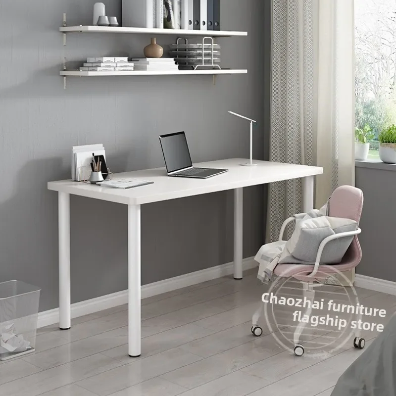 Exquisite Multi-functional Household Goods Desk Study Table Simple Bedroom Writing Workbench White Office Computer Desk