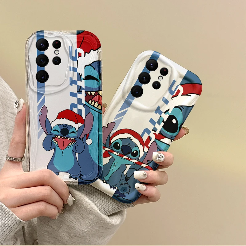 

Cute Disney Stitch Christmas Phone Case for Samsung Galaxy A50 A35 A34 A33 A32 A24 A23 A22 A13 A12 M55 M54 M35 M14 Silicone Case