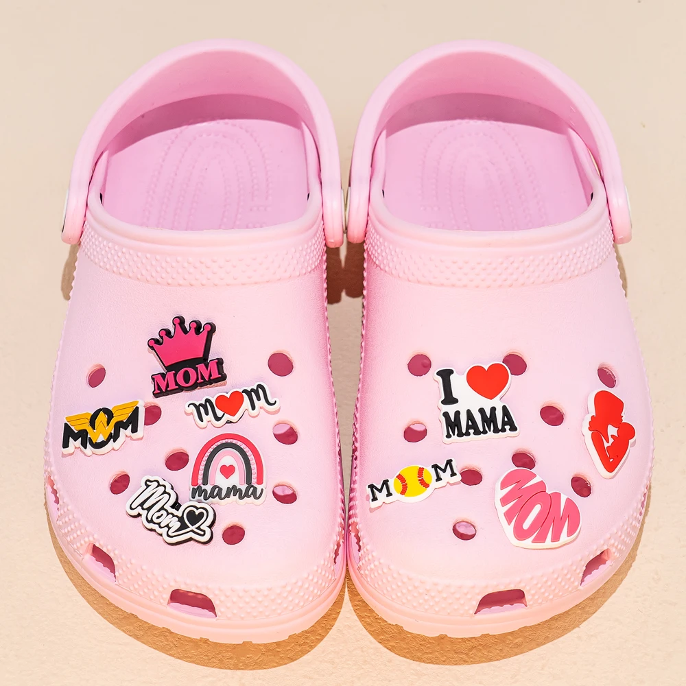 1/50 Stück Schuhanhänger für Familie, Mutter, Baby, Papa, Schuhdekorationen, Anstecknadeln für Frauen, Männer, Kinder, Ornament, Geschenk, Schuhzubehör, Schnalle – Detail 1
