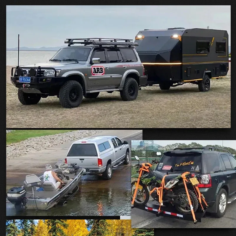 خطاف ZAIQU من الفولاذ المقاوم للصدأ لأجزاء وملحقات جهاز توصيل مقطورة وقطر لاند كروزر #5