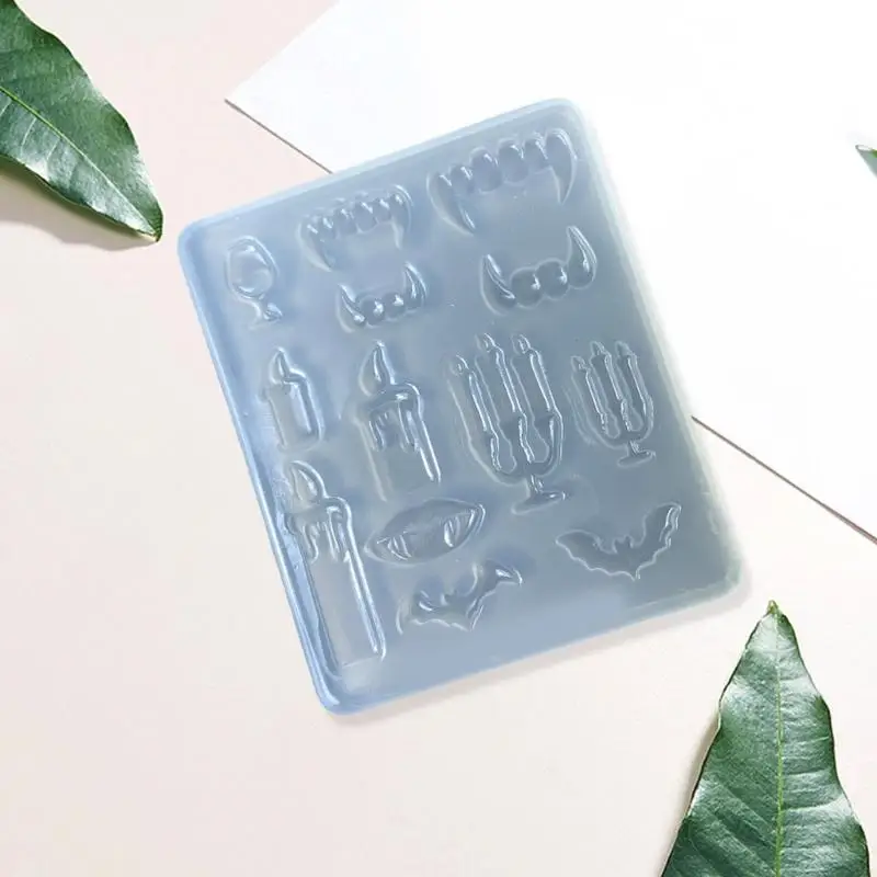Vampires Holder Shaped Silicone Mold For Gothics Halloween Decorations Crafting Tool