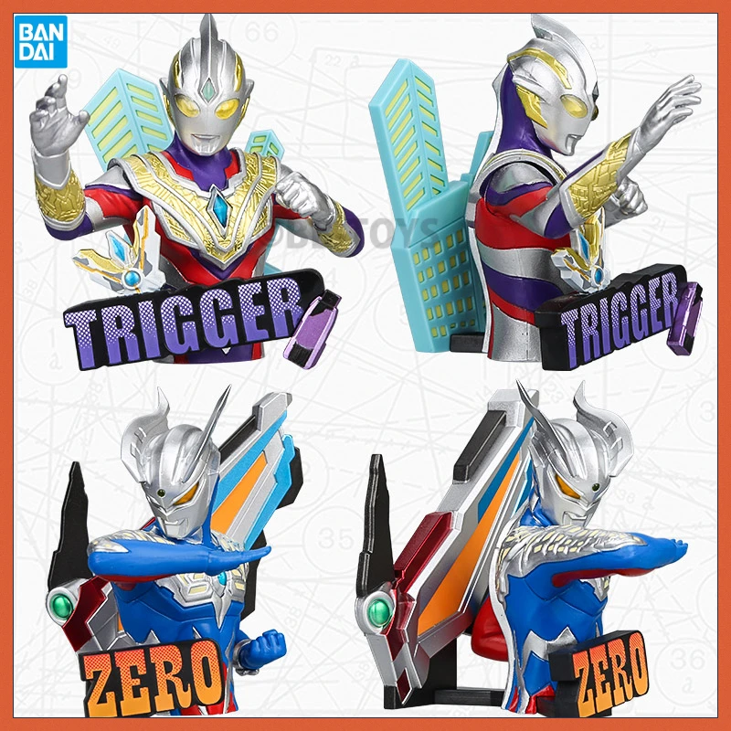 In Voorraad Bandai Originele Ultraman Trigger Nul Anime Actiefiguren Speelgoed Voor Jongens Meisjes Kinderen Cadeau Verzamelmodel Ornamenten