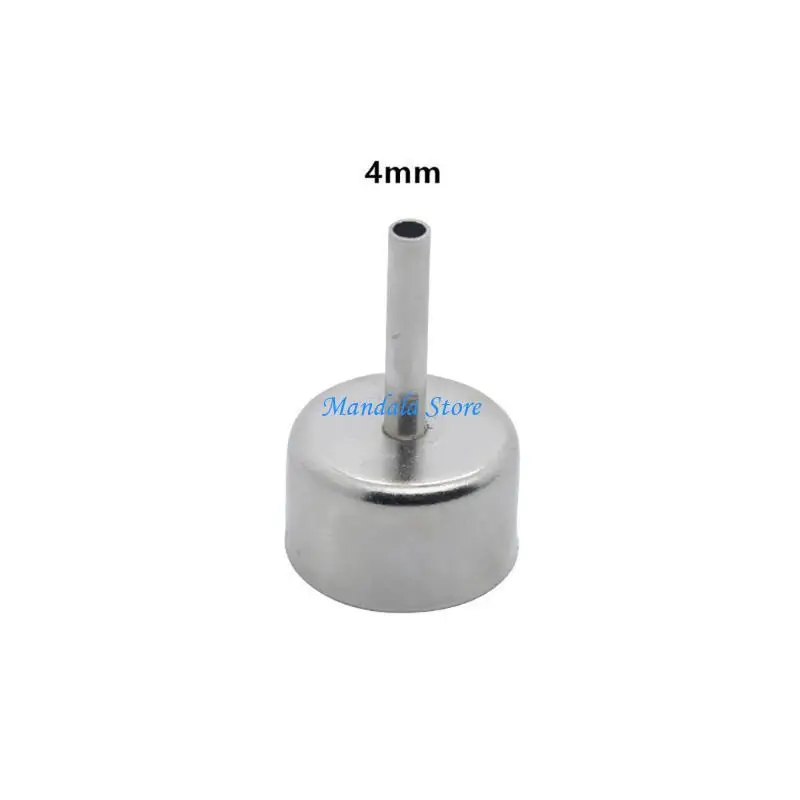U2JC 8Pcs Stainless Steel Soldering Nozzles Replacement 3/4/5/6/8/12mm For 858D Soldering Welding Hot Air Stations Accessories