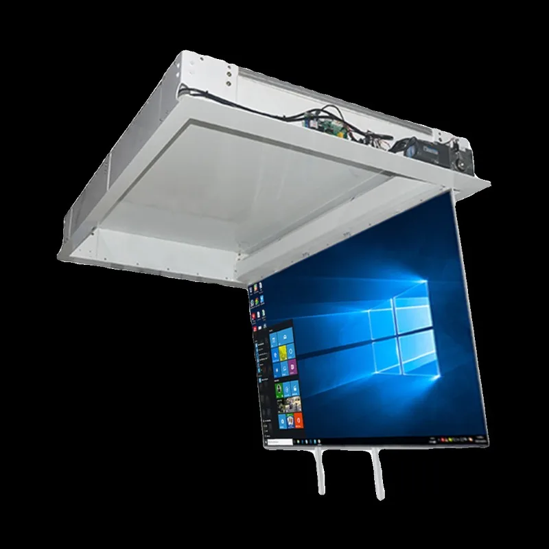hidden ceiling tv mount brackets automatic flip down motorized tv ceiling lift