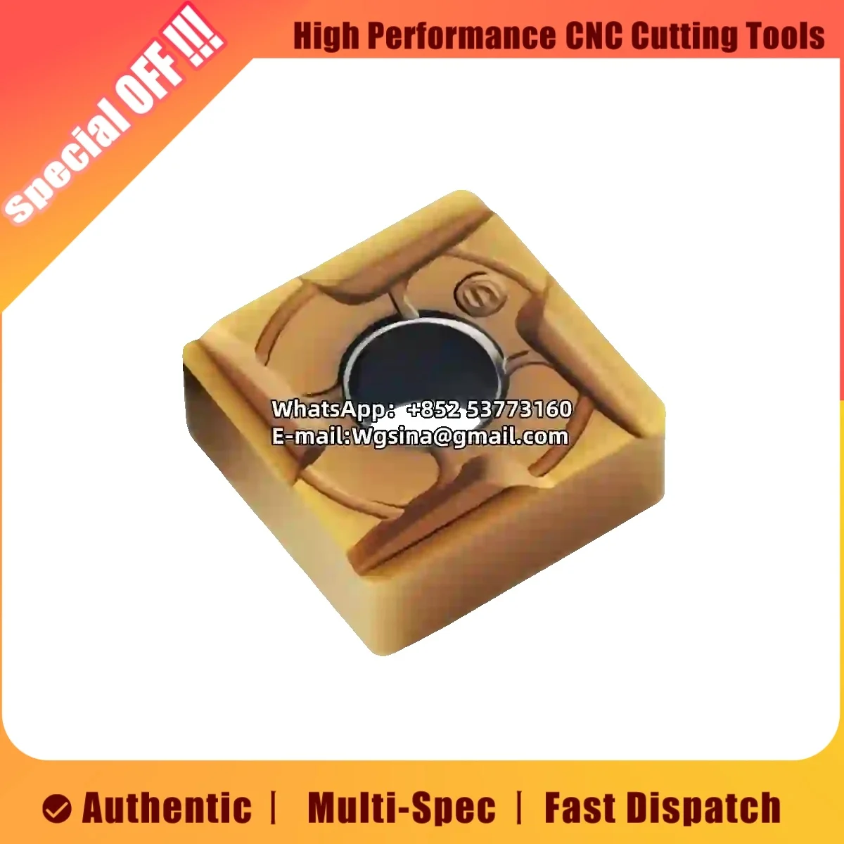 

100% оригинальное токарное лезвие с отрицательным углом SNMG SNMG12 SNMG1204 SNMG120408 MS SNMG120408-MS HS7125 HS7225