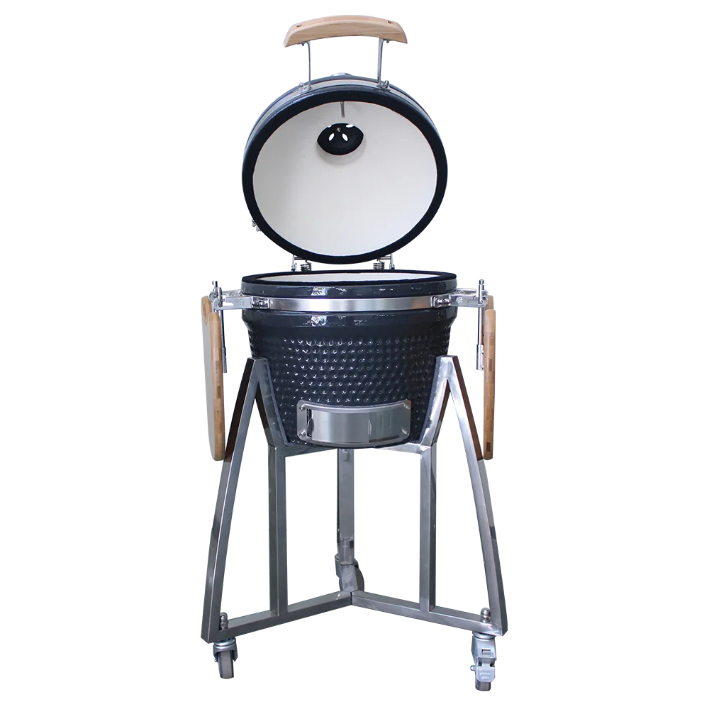 

16-дюймовый керамический гриль-барбекю Kamado от Auplex, угольная коптильня Asador De Carbon для уличной кухни, домашнего декора, сада, приготовления пищи