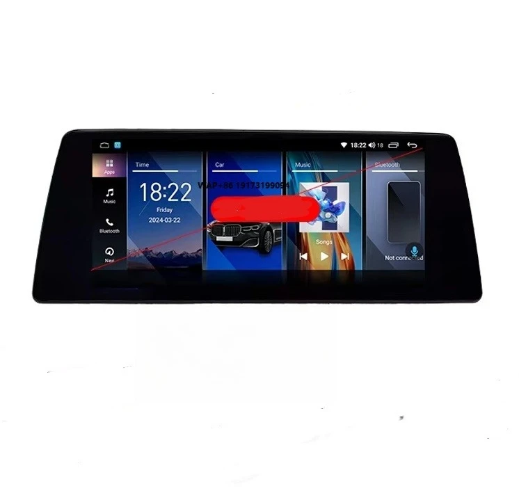 10.25/12.3 Inch Carplay for 7 Series E65 E66 2014-2017 Car Navigation  Video Player Display Screen Car Stereo