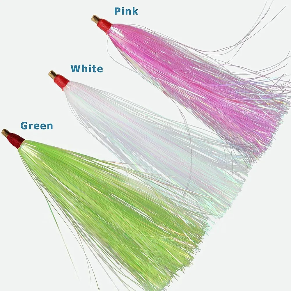 1–20 Stück Trolling Flash Fake Bait Deep Diving Copperhead Ribbon Fake Bait für Salzwasser-Süßwasserfischen Forelle Bass Pike – Detail 6