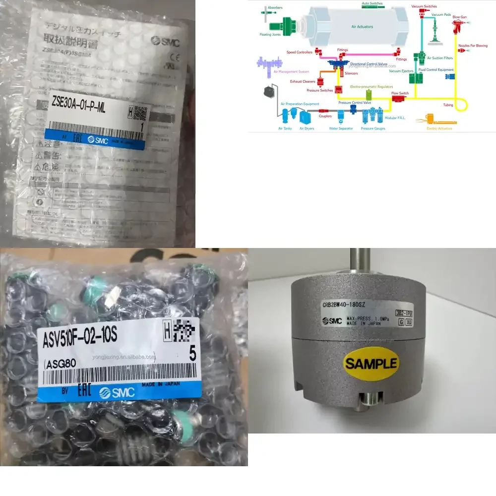 

SMC Original Authentic ZSE30A-01-P-ML Series 2-Color Display Digital Pressure Switch Pneumatic Parts Accessories Made of