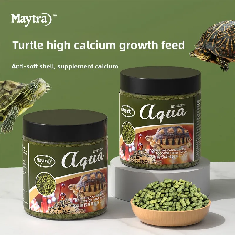

Maytra Turtle Color & Growth Food -High Calcium Formula with Trace Minerals for Baby&Adult Aquatic Turtles (Prevents Soft Shell)