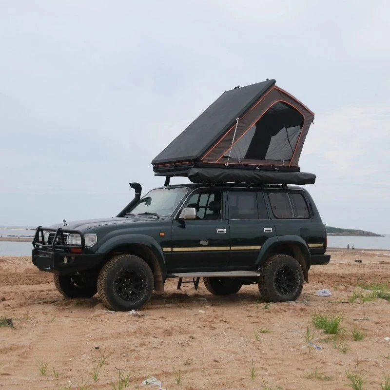 

hot sale Hard Quick Auto-Open Roof Top Tent Aviation Aluminum Honeycomb Platform 4D Ox Four-season Double