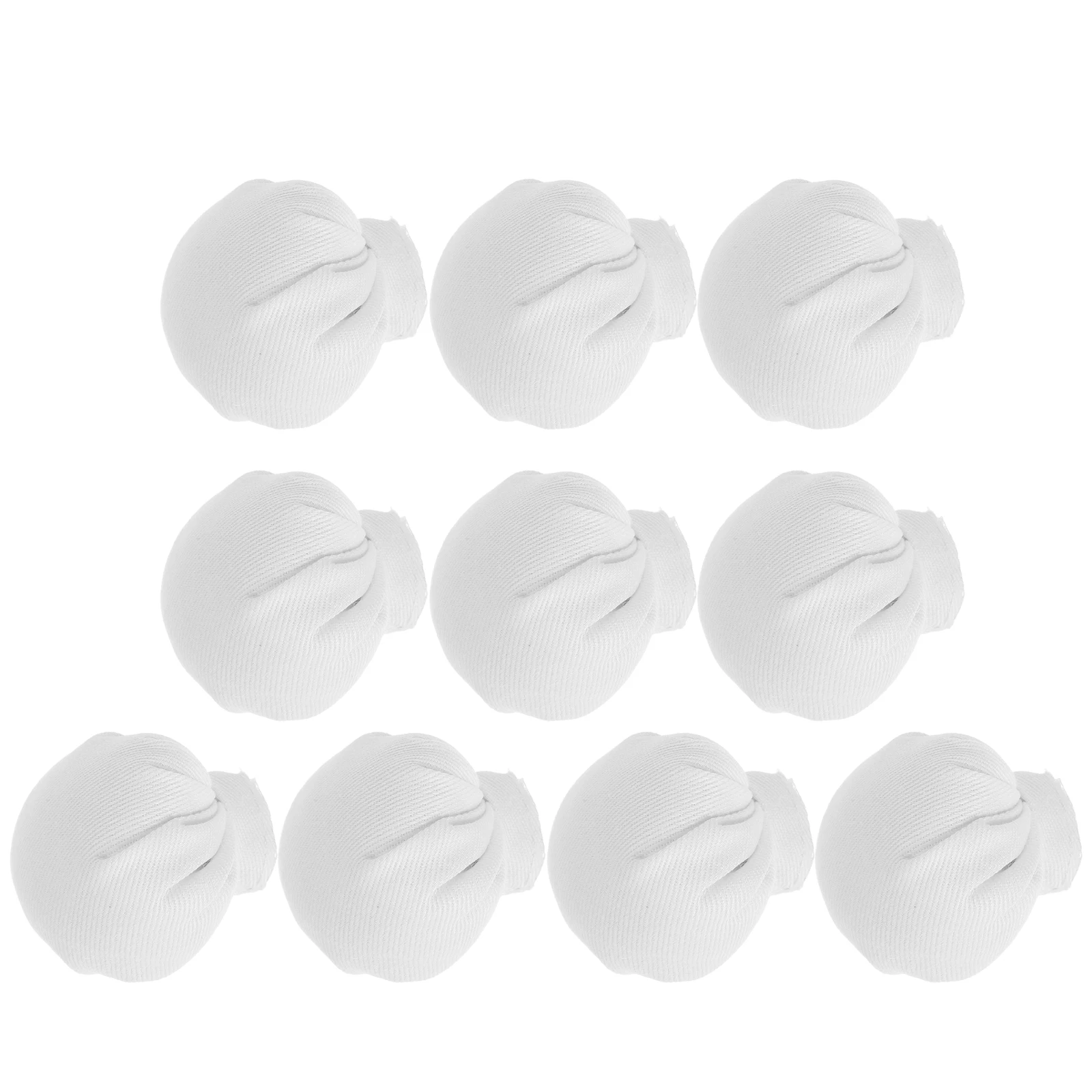 10-delige hoeden kleine stoffen accessoires voor poppenhuisdecoraties miniatuur knutselbenodigdheden kleine hoedenbedels accessoires