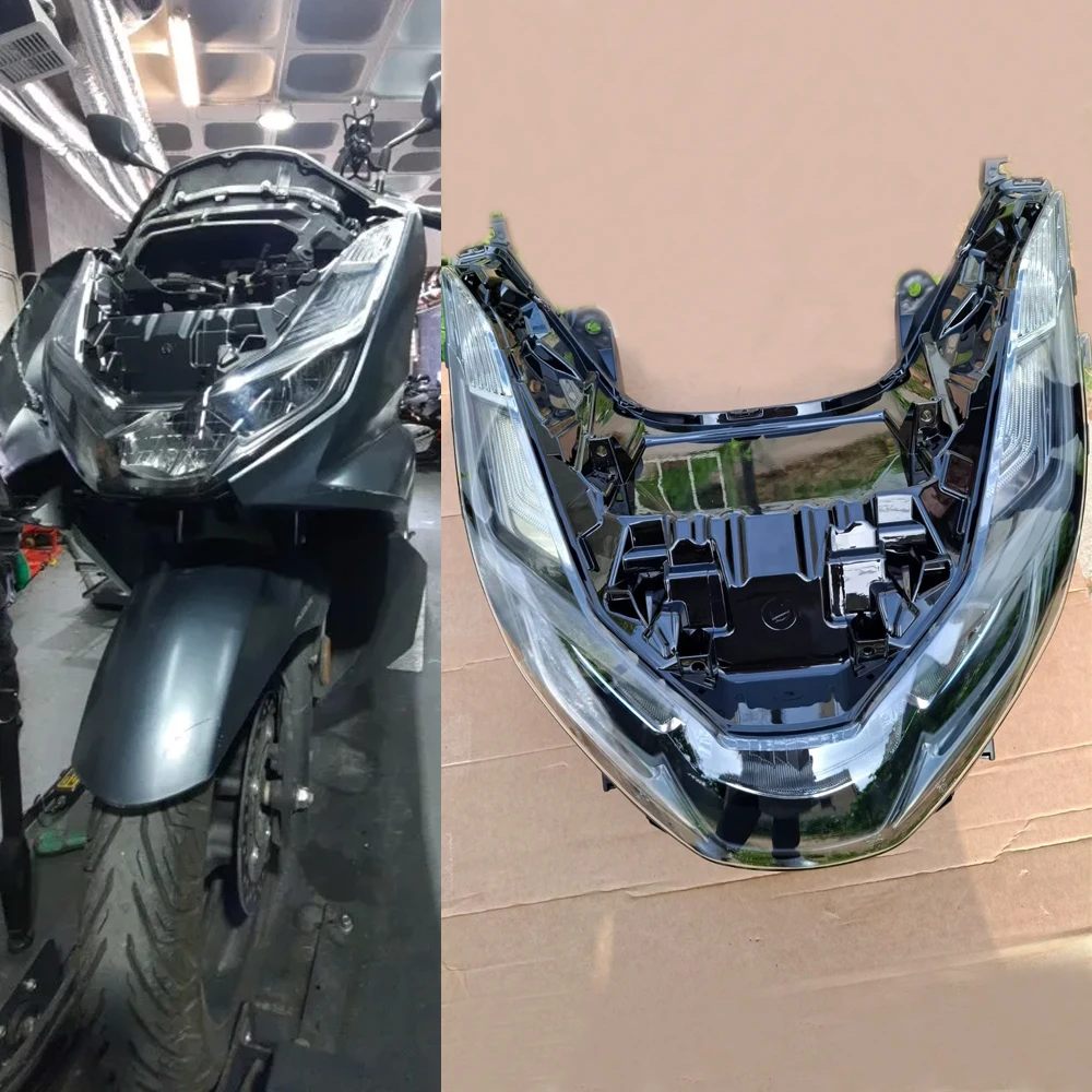 

Фара PCX125 в сборе для Honda PCX150 2021 2022 2023 2024 PCX160, светодиодная передняя фара PCX 125 150 160, аксессуары