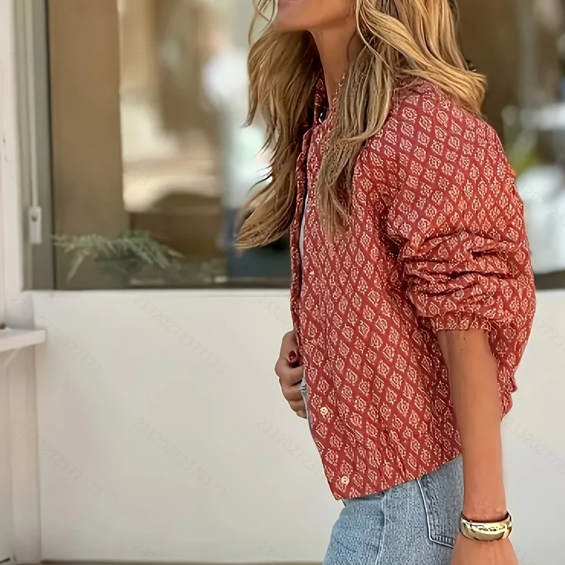 Herbst Casual Langarm Lose Mäntel Winter Elegante Taste Hight Straße Baseball Oberbekleidung Mode Oansatz Muster Druck Jacke