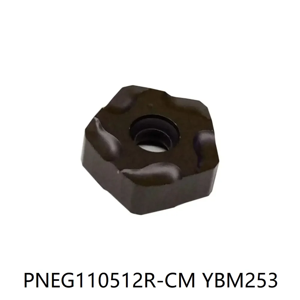 Original ZCC PNEG110512R-CM YBM253 YBG102 YBD152 PNEG110512 PNEG 110512 Carbide Milling Inserts for processing cast iron