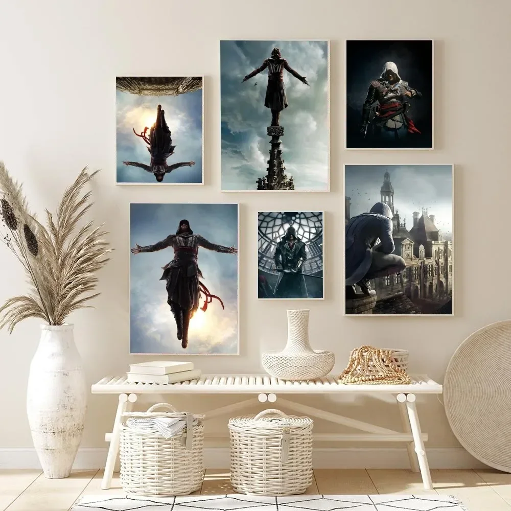 1pc Assassin S Creed GAME Poster Wall Art Home Decor Room Decor Digital Painting Living Room Restaurant Kitchen Art