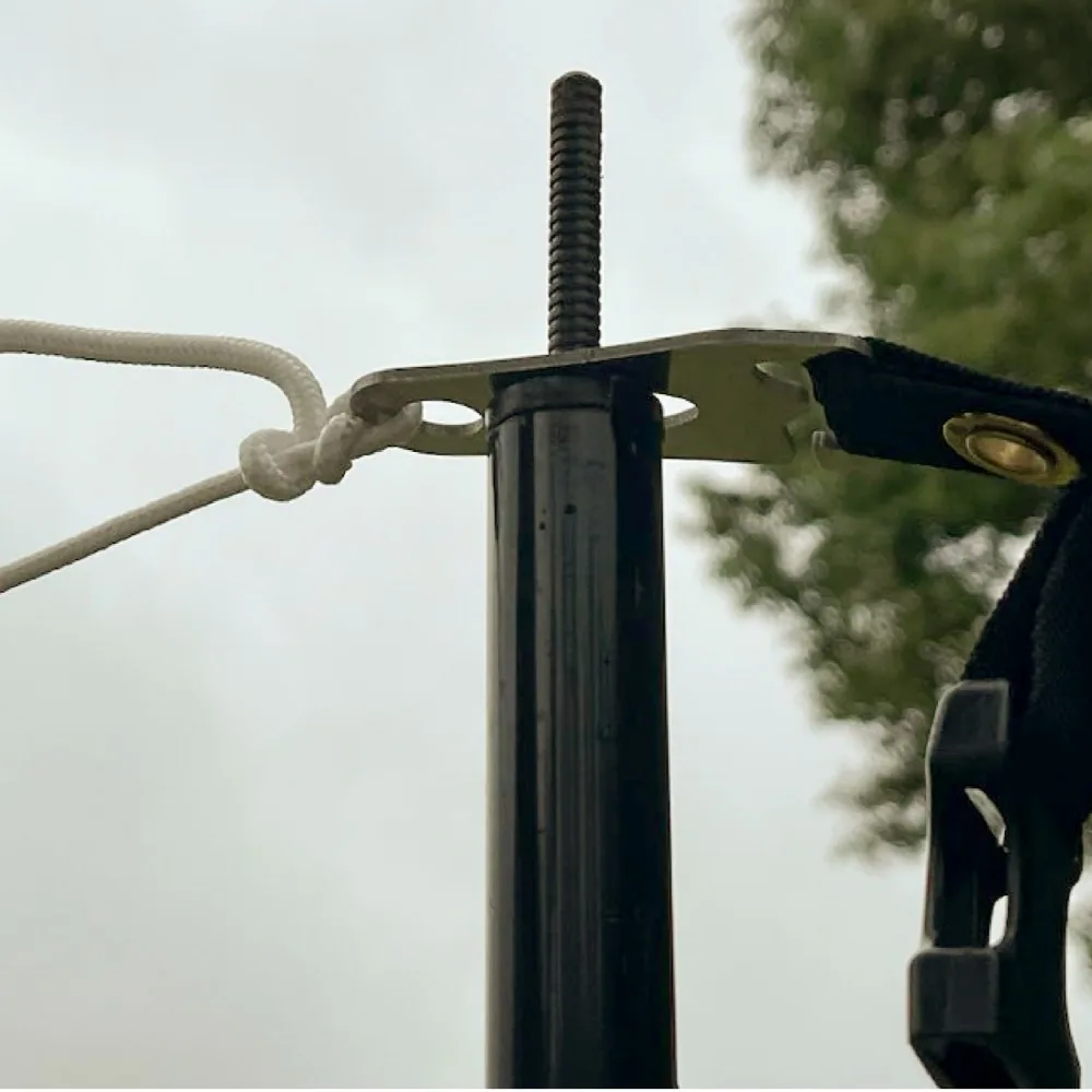 جديد 304 الفولاذ المقاوم للصدأ الحبل المشدود في الهواء الطلق التخييم خيمة يندبروف الرياح التعادل أسفل حبل مشبك كليب اكسسوارات التخييم