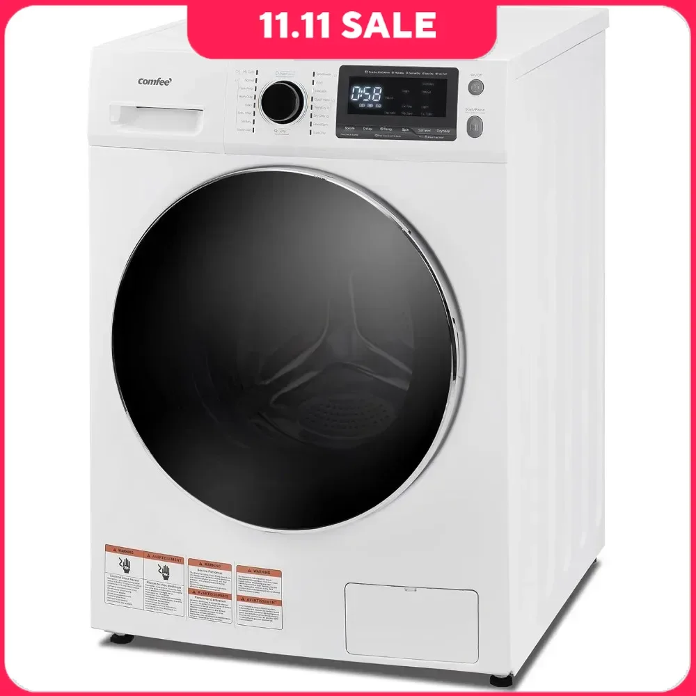 Washing Machine,  2.7 Cu.ft Steam Care & Overnight Dry, Washer and Dryer Combo, 24