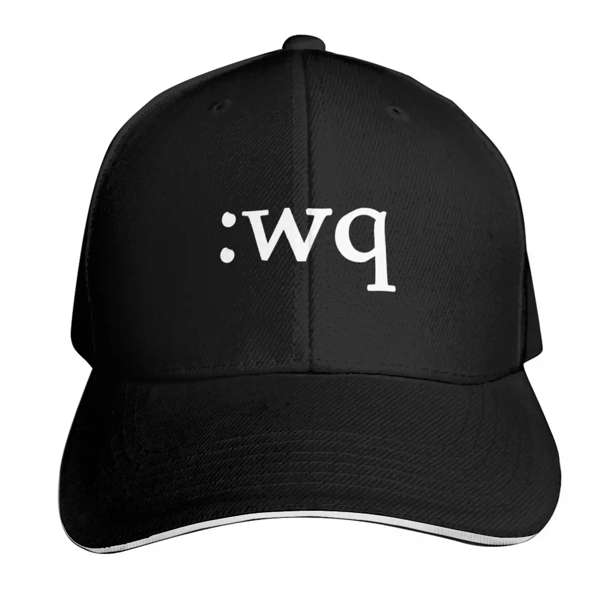 :wq - Funny coder design Baseball Cap Vintage Retro Embroidered Lightweight Packable Gift for Him Her