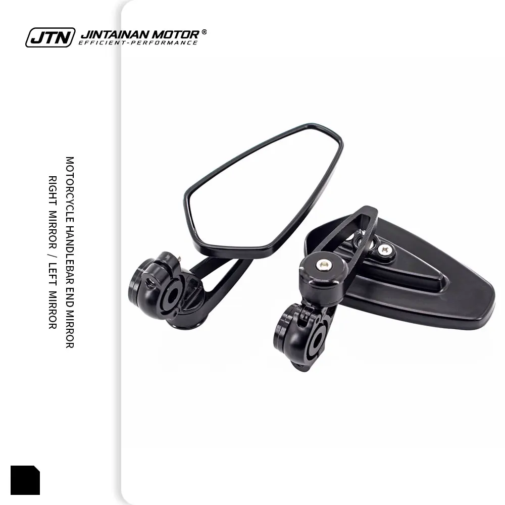 Jtn barra final espelho para aprilia tuono 457 660 v4 v4r 2011 ~ 2026 + motocicleta esquerda direita rotação guiador espelho kit